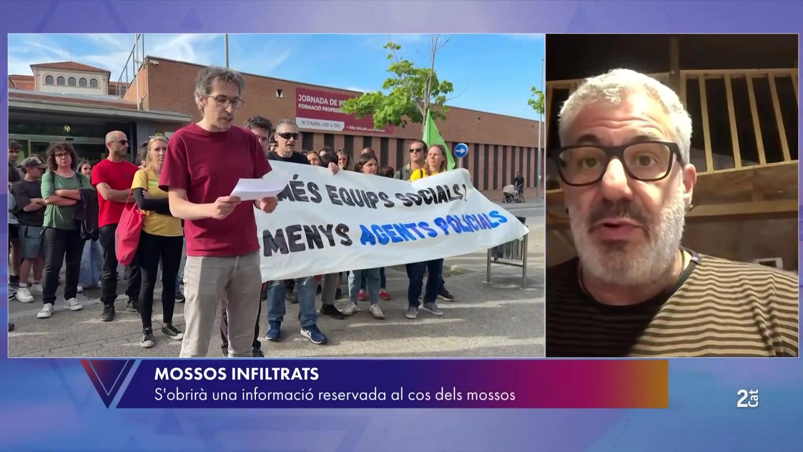 El sindicat USPAC qüestiona la gestió política de les infiltracions de Mossos - El Vespre | Veure
