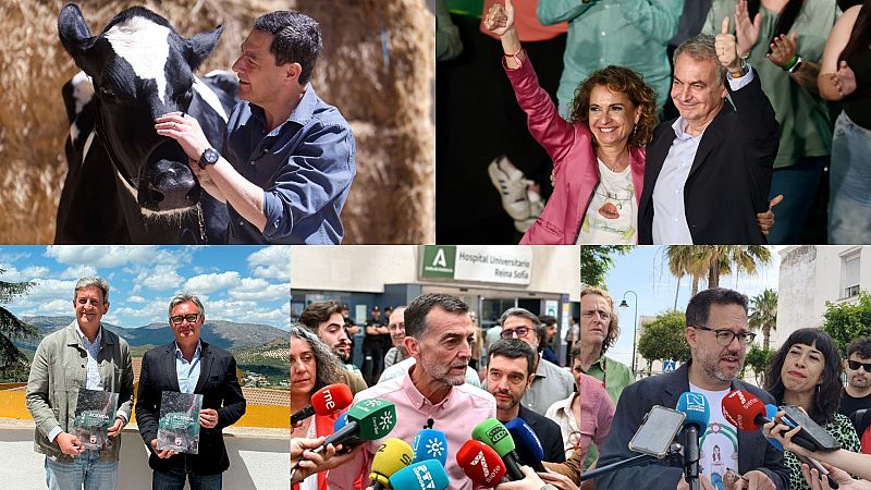 Los candidatos afrontan la recta final de la campaña entre fotos icónicas y defensa de la sanidad - Telediario 2 | Ver