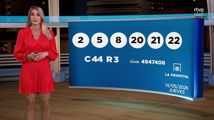 Loterías - Sorteo de la Lotería Nacional, Bonoloto, Primitiva y Jóker del 14/05/2026