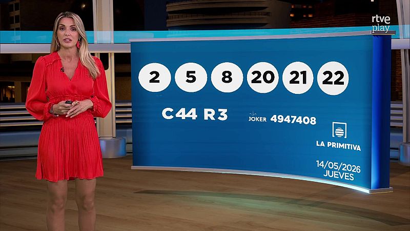 Sorteo de la Lotería Nacional, Bonoloto, Primitiva y Jóker: 14/05/2026 - Loterías | Ver