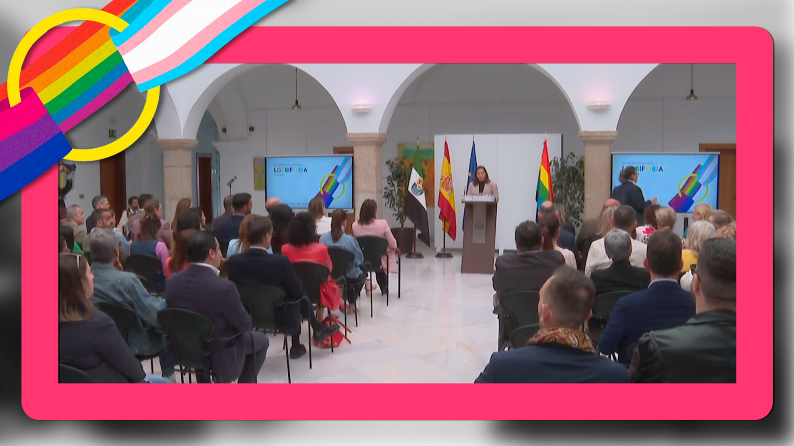 Acto en la Asamblea de Extremadura con motivo del Día Internacional contra la LGTBIfobia - Ver ahora