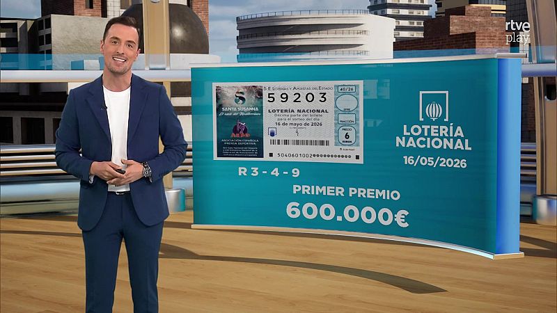 Sorteo de la Lotería Nacional: 16/05/2026 - Loterías | Ver