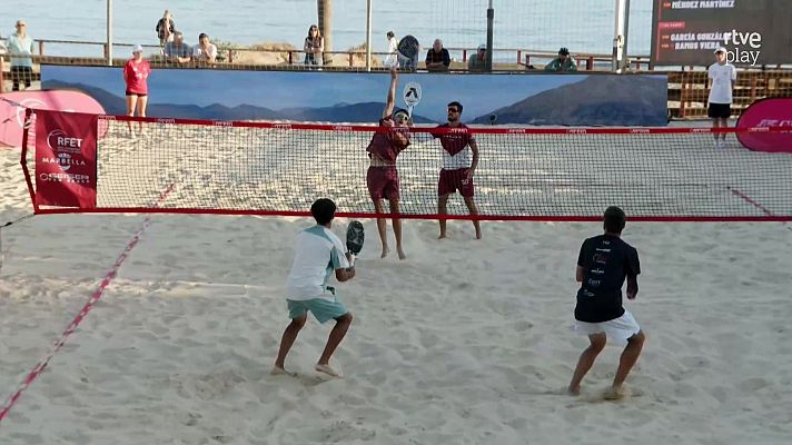 Tenis - Final masculina del Campeonato de España de Tenis Playa.