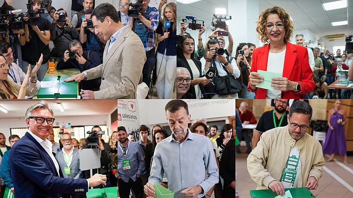 Informativo 24h - Los candidatos andaluces llaman a votar estas elecciones con "ilusión" y "esperanza": "Que nadie se quede en casa"