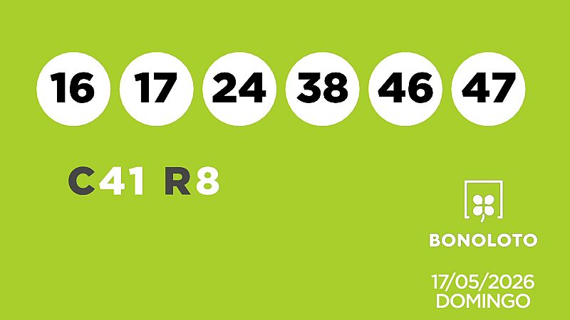Sorteo de la Lotería Bonoloto del 17/05/2026 - Ver ahora