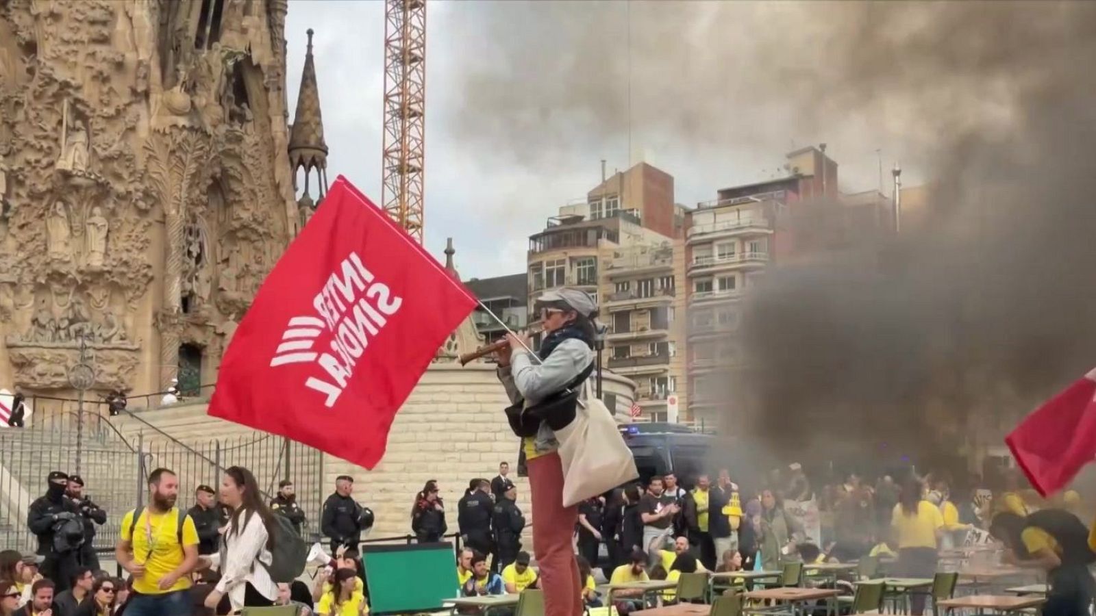 Segona setmana de vaga educativa a Barcelona - L'Informatiu | Veure