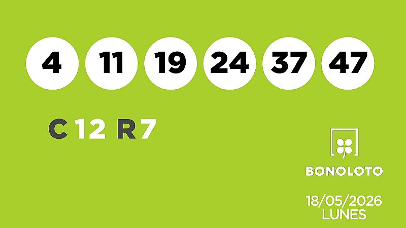 Sorteo de la Lotería Bonoloto del 18/05/2026 - Ver ahora
