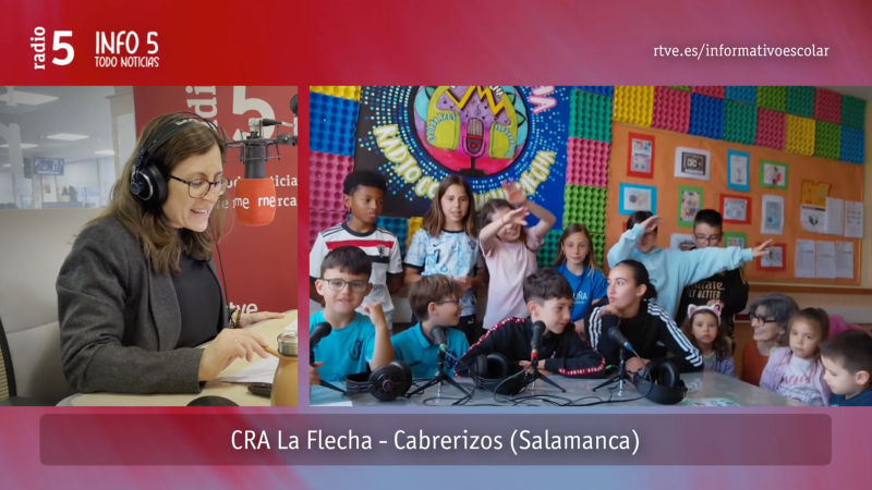 Info 5 Todo Noticias - El alumnado del CRA La Flecha escucha su programa en Radio 5 - 19/05/26 | Ver