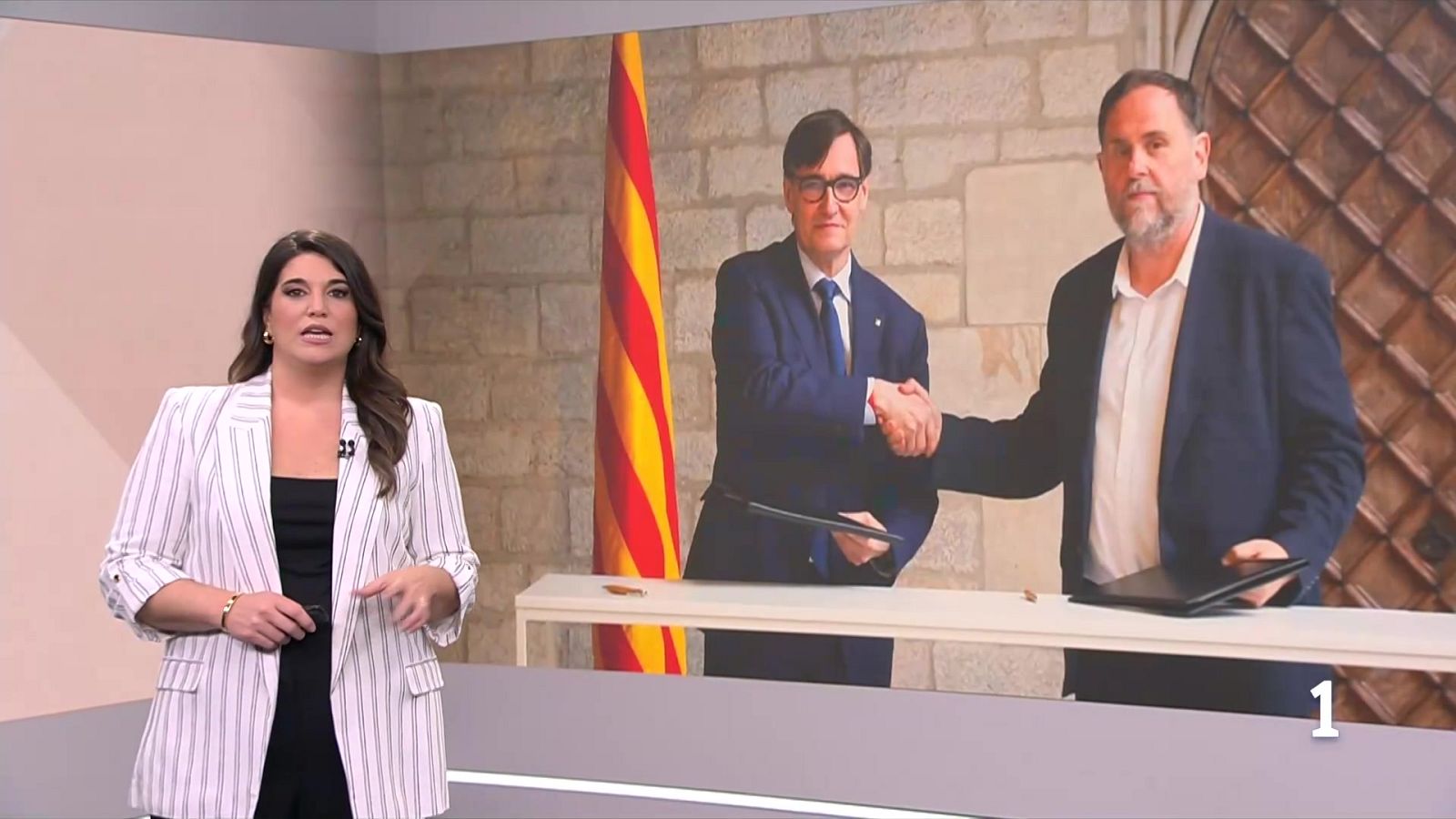 Illa i Junqueras escenifiquen l’acord que obre la porta als pressupostos - L'Informatiu | Veure