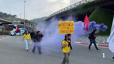 Sisena jornada de vaga educativa amb protestes al Maresme i al Vallès