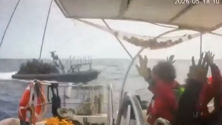 Telenavarra - Capitán navarro en la Flotilla: "Los israelíes actúan en aguas internacionales como piratas"