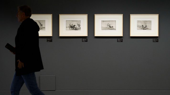 Telenorte - País Vasco - El Museo de Bellas Artes de Vitoria muestra más de 200 grabados de Goya. Una fundación los entregó a la Hacienda alavesa como pago de una deuda tributaria