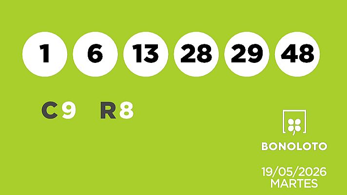 SELAE - Sorteo de la Lotería Bonoloto y Euromillones del 19/05/2026