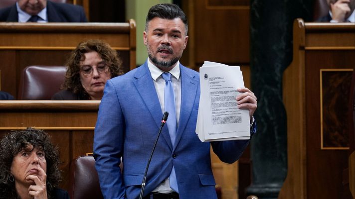 Diario 24 - Rufián, con el auto de Zapatero en la mano: "Estoy jodido"