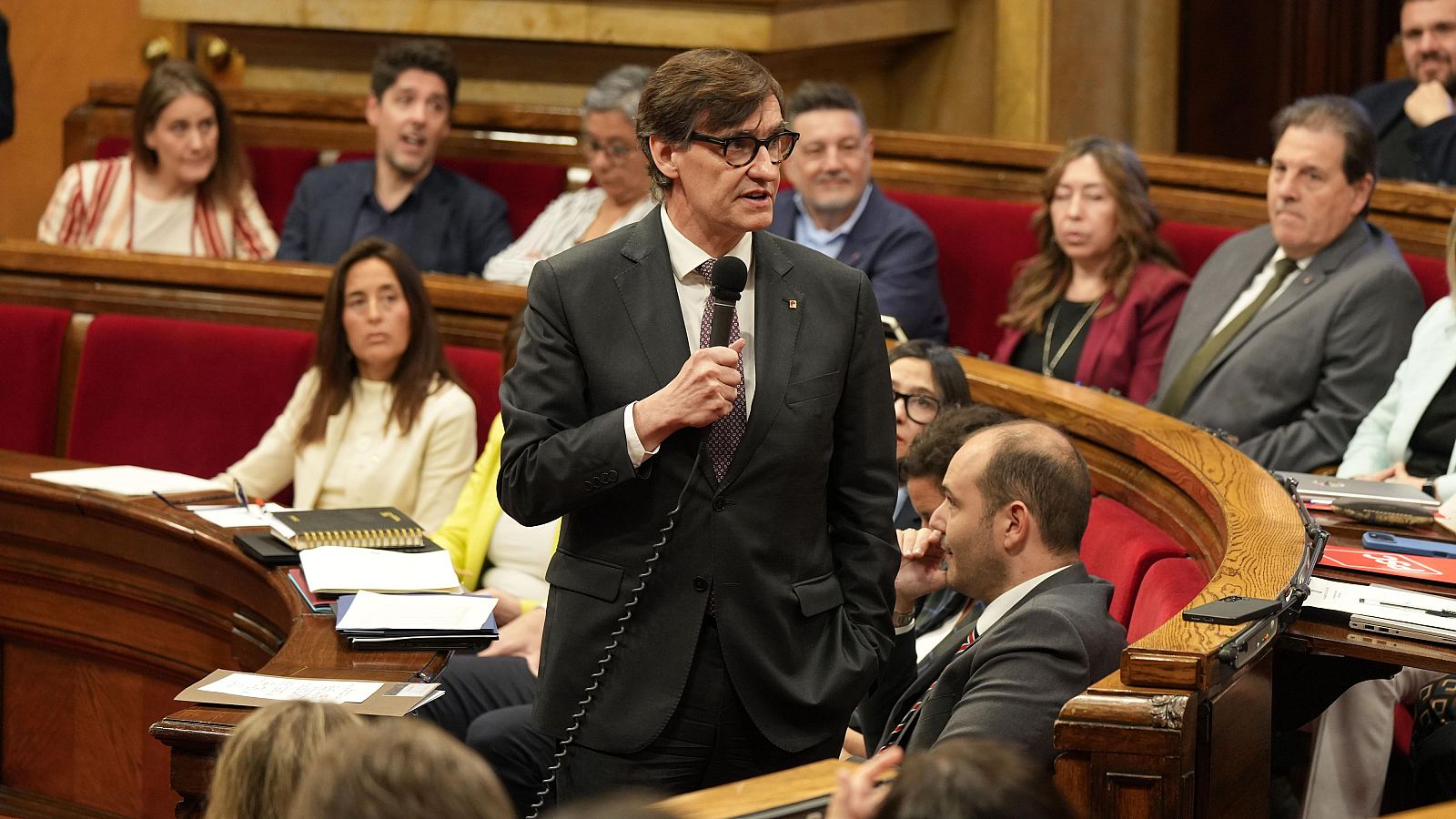 Primera sessió de control al Parlament després del pacte amb ERC - L'Informatiu | Veure