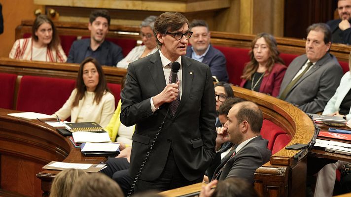 L'Informatiu - Primera sessió de control al Parlament després del pacte amb ERC