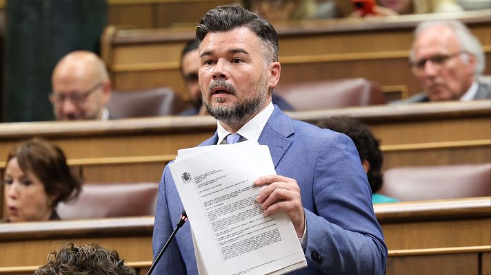 Telediario 1 - Del "esto no pinta bien" al "estar jodidos": los socios de Sánchez muestran dudas tras leer el auto de Zapatero