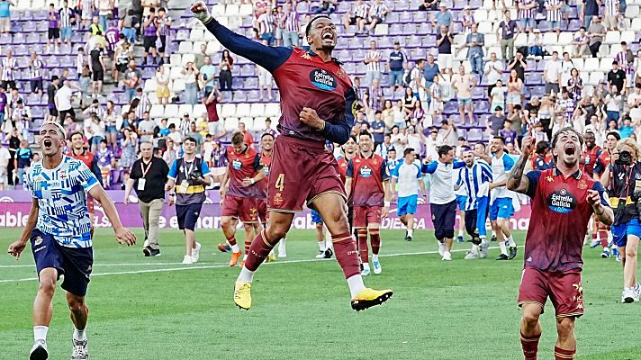 Resúmenes de LaLiga - Real Valladolid - RC Deportivo de la Coruña: resumen del partido de la 41ª jornada de Liga | Segunda