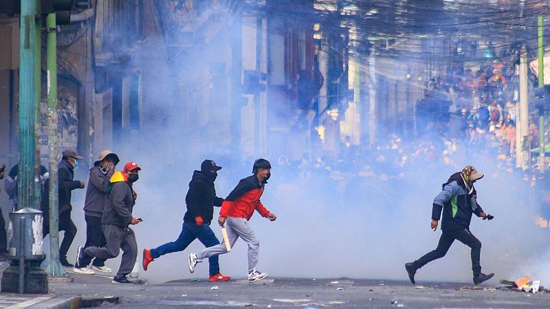 Las protestas en Bolivia generan preocupación en los hospitales por las reservas de oxígeno