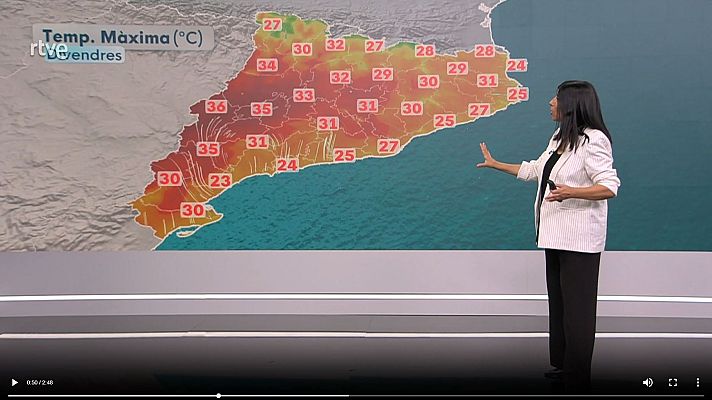 El temps - Roba d'estiu i ulleres de sol: comença una calorada extensa, intensa i persistent