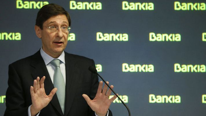 Telediario 1 - Privatización de Bankia en 2014