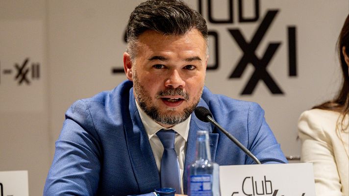 Telediario 1 - ERC descarta apoyar que Rufián lidere una confluencia de izquierdas y Sumar lo ve una "muy buena noticia"