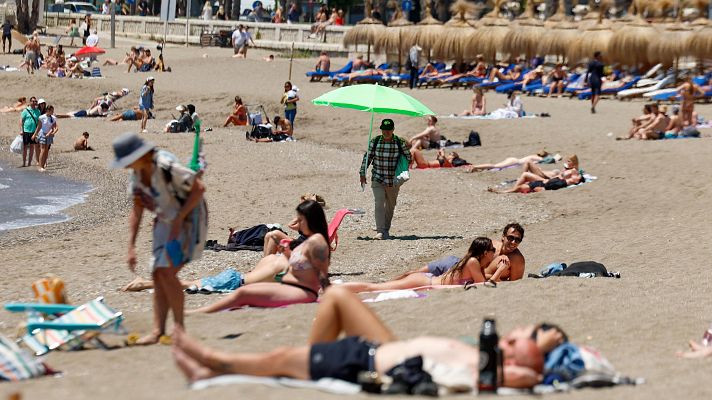 El tiempo - Temperaturas con valores muy altos para la época del año