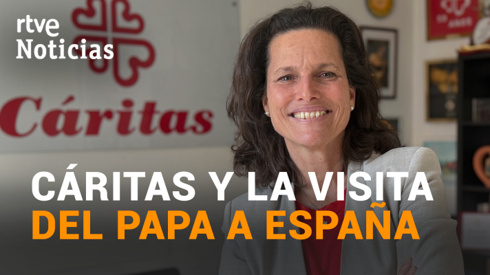 Telediario 1 - Cáritas, ante la visita del papa: el foco en visibilizar la precariedad, "vivienda, empleo y migración"