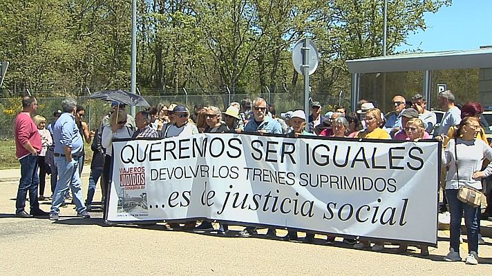 Noticias de Castilla y León - El recorte del 'tren trabajador' desata las protestas en Sanabria