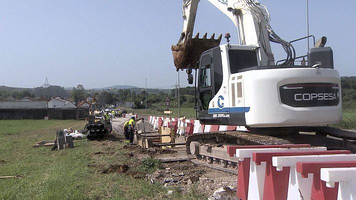 TeleCantabria - Arrancan las obras de renovación del "tritubo" de Santander
