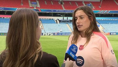 Alexia Putellas, a TVE antes de la final de la Champions: "Conf�o plenamente en que va a salir bien"