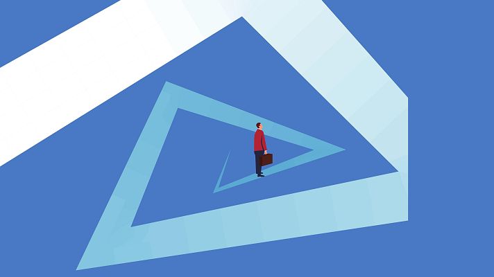 Telediario 1 - Más de la mitad de los trabajadores no quiere ascender