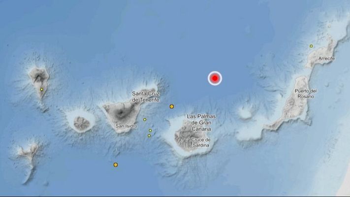 Informativo 24h - Un terremoto de magnitud 4,8 sacude Canarias: "No es para nada preocupante"
