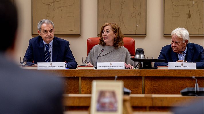 Telediario 2 - Felipe González, sobre la imputación de Zapatero: "El auto es muy impresionante, no me lo imagino en ese papel"