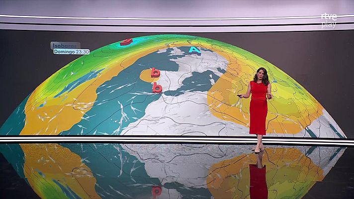 El tiempo - Tormentas y chubascos fuertes en el cuadrante noroeste peninsular