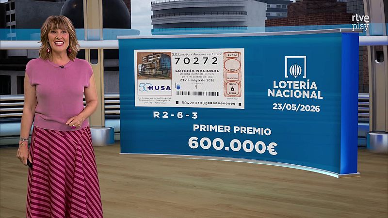 Sorteo de la Lotería Nacional: 23/05/2026 - Loterías | Ver