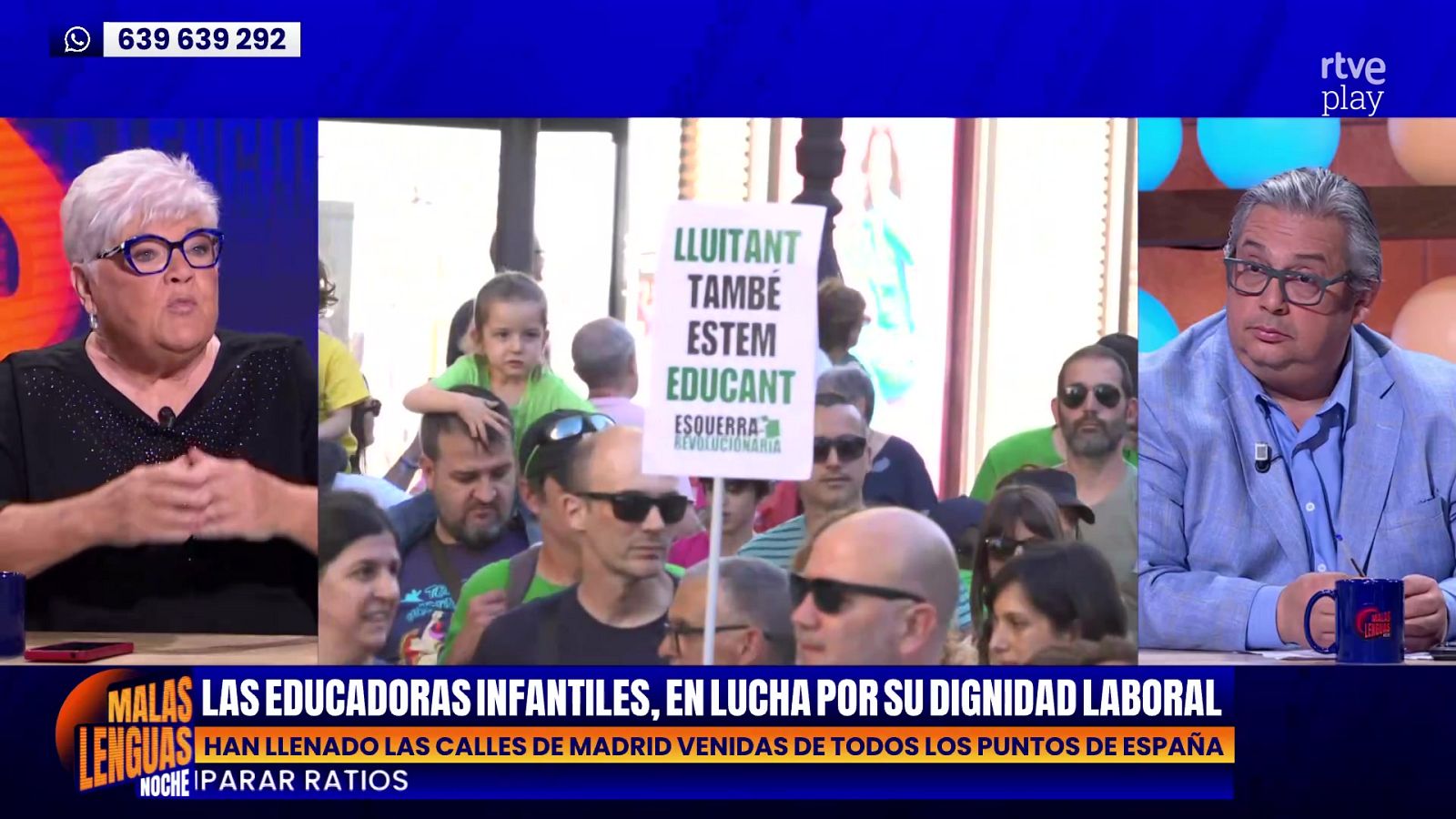 Las educadoras infantiles, en lucha por su dignidad laboral - Malas lenguas | Ver