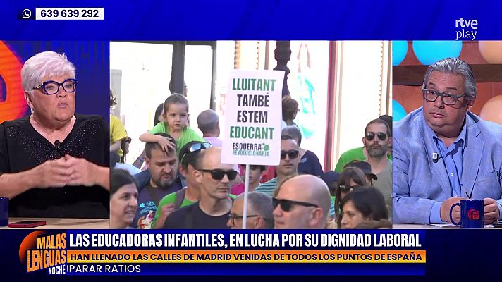 Malas lenguas - Las educadoras infantiles, en lucha por su dignidad laboral