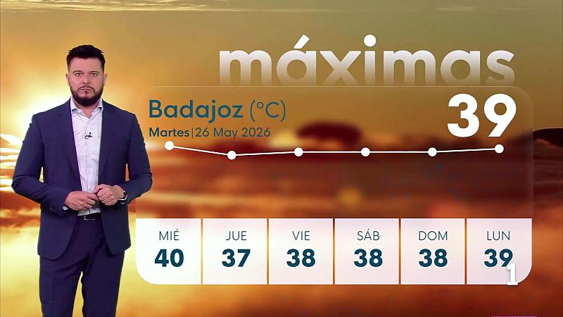 El Tiempo en Extremadura - 26/05/2026 - Ver ahora