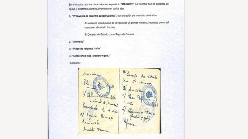 Las agendas de Julio Mart�nez contienen anotaciones sobre la liberaci�n de presos venezolanos y la repatriaci�n de Edmundo