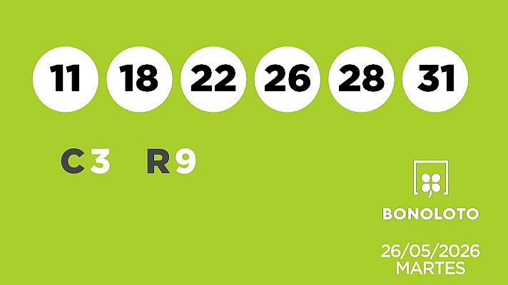 SELAE - Sorteo de la Lotería Bonoloto y Euromillones del 26/05/2026