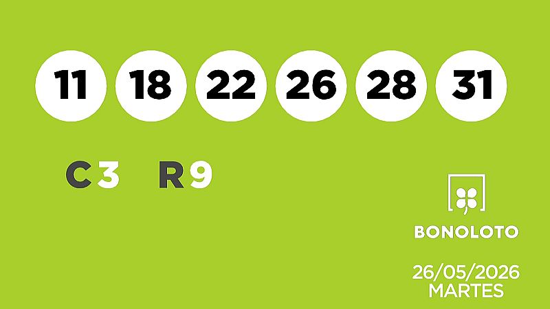 Sorteo de la Lotería Bonoloto y Euromillones del 26/05/2026 - Ver ahora