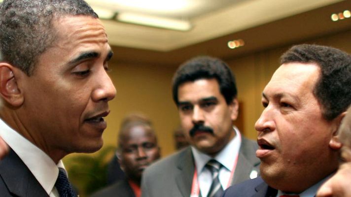 Telediario 1 - Obama sobre la muerte de Chávez