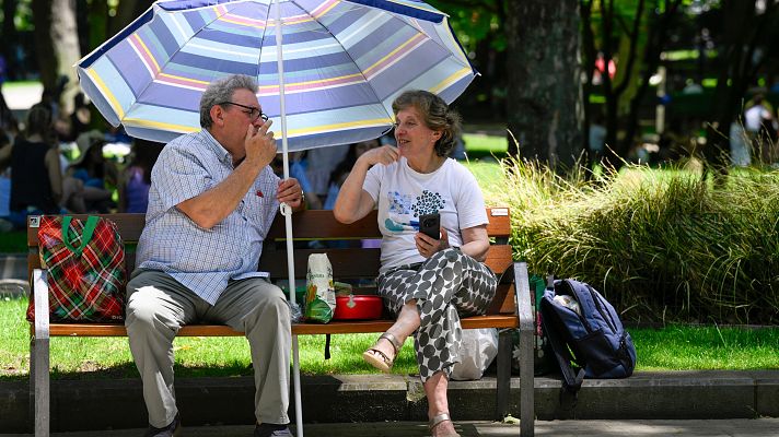 El tiempo - Continúan las altas temperaturas en la Península, con tormentas al noroeste