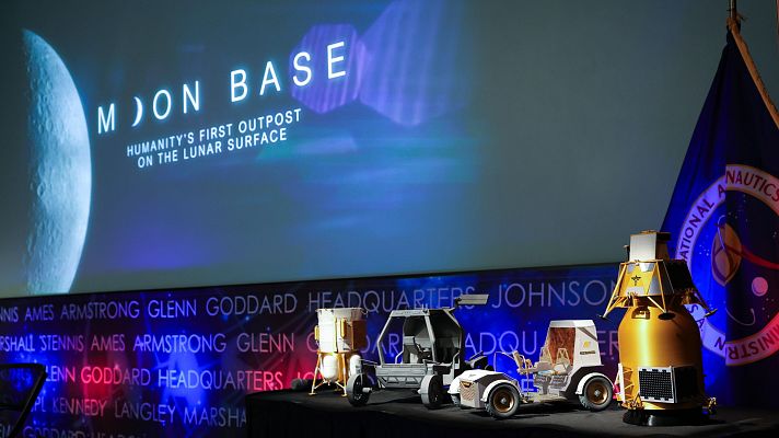 Telediario 1 - Jeff Bezos construirá una base lunar para la NASA