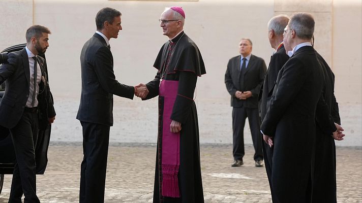 Telediario 1 - El Gobierno busca reactivar la agenda pendiente con la Iglesia