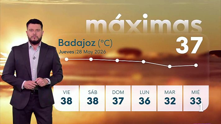 Noticias de Extremadura - El tiempo en Extremadura - 28/05/2026