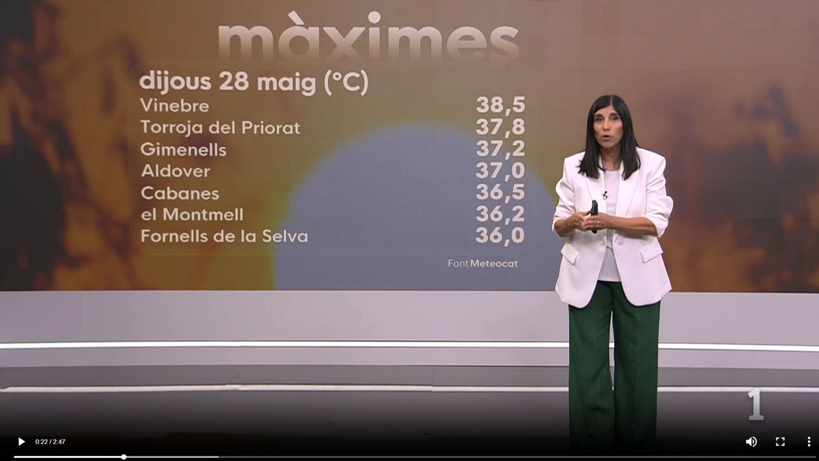 El Temps amb Sònia Papell (29/05/2026) | RTVE Catalunya - El temps | Veure