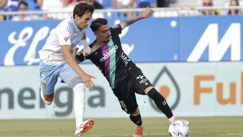 Real Zaragoza - Málaga: resumen partido 42ª jornada | Segunda | Ver