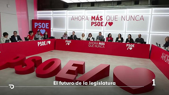 Telediario 1 - El Gobierno pregunta a Feijóo por las "filtraciones" previas a los procedimientos judiciales
